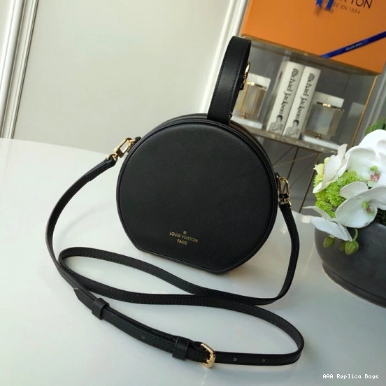 Aaa replica bags PETITE BOITE Alligator Vuitton CHAPEAU Leather Louis With 0803